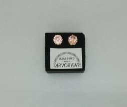 Argento Da Donna  Punto Luce Cristalli Swarovski R Rosa Anti