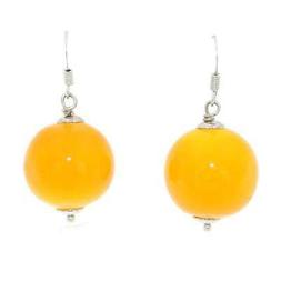 Artigianali In Vetro Di Murano  Pianeti Soffiato Giallo Sole