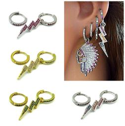 Asimmetrici Da Donna Cerchio Fulmine A Zirconi Cerchietti Mi