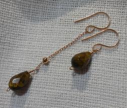 Asimmetrici In Bronzo E Occhio Di Tigre