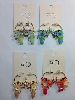 Assortiti Fiori Smalto Pendenti E Cristalli Colorati