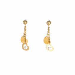 Bambina Cuore Battesimo Oro Giallo Con Zirconi - 3601v58k600