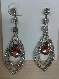 Bigiotteria Donna Pendenti Eleganti Con Strass Chiusi A Pern