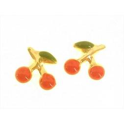 Bimba Bambina Ciliegie Oro Giallo 18 Kt Carati Ct 750 0,45 G