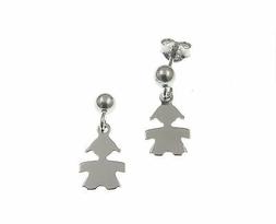 Bimba Pendenti Argento 925 Antiallergico Idea Regalo Ragazza