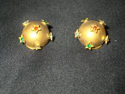 Bombe Color Oro Sc Vintage Anni 60 Artigianali 6 Stelline Fo