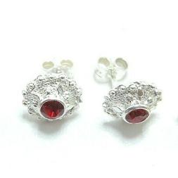 Bottone Filigrana Sarda In Argento 800&permil;gioielli Sardegna D