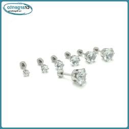 Brillantini Uomo Acciaio Donna Punto Luce Zirconi Con Da Per