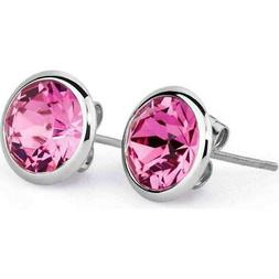 Brosway Brt22 In Acciaio E Swarovski Rosa Collezione N-tring