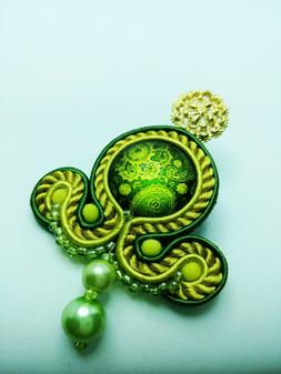 Cachemire In Soutache, Lavorati A Mano Con Perno In Zama. Ha