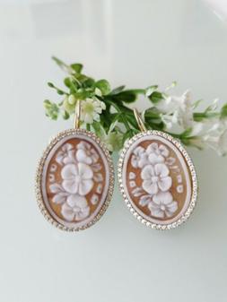 Cammeo Conchiglia Sardonica E Argento 925