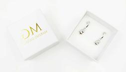 Campanella Tutta Liscia In Argento 925 Rodiato In Oro Bianco