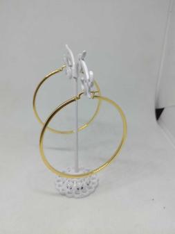Cerchi Donna Argento Dorato 925/1000 - Lisci - 2 Misure - No