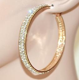 Cerchi Donna Oro Strass Dorati Eleganti Cristalli Cerimonia 