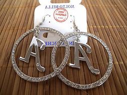 Cerchi Donna Tutto I'alfabeto Lettera Iniziale Rotondi Nome 