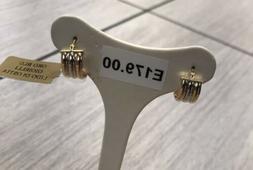 Cerchi Tondi 1,10 Cm Oro Gold Giallo Bianco Rosa 18 Kt 750