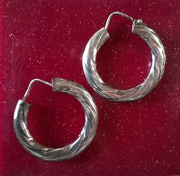 Cerchio A Spirale Vintage Argento Torciglione Regalo Natale 