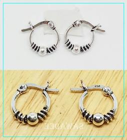 Cerchio Cerchietto Argento 925% Baly 12 Mm Etnik Style Uomo 