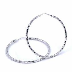 Cerchio Diamantato Medio In Argento 925