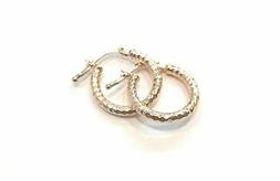 Cerchio Tubolare Martellato &oslash; 14mm Chiusura A Ponte Placcat