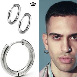 Cerchio Uomo Donna Acciaio Inox Piccoli Spessi Cerchietti Lo