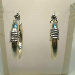 Cerchio Vintage Argento Bicolore 925 Diametro 31,9 Tubo 5 Mm