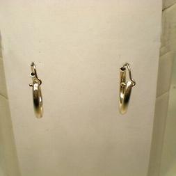 orecchini cerchio vintage argento dorato 925 diametro