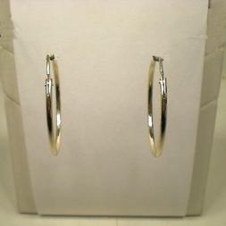 Cerchio Vintage Argento Dorato 925 Diametro 29 Mm Tubo 1,7 M