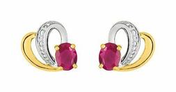 Chiodo In Oro E Pietre Preziose, Rubino, Zaffiro O Smeraldo