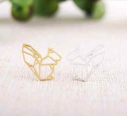 Chiusura A Farfalla Argento Oro Rosso Bambini Scoiattolo Geo