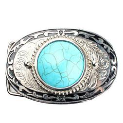 Classici In Turchese Ovale Con Fibbia In Cinturino Per Cintu