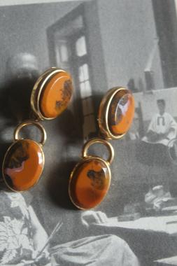 Clip Dorati Anni80 Bigiotteria Vintage