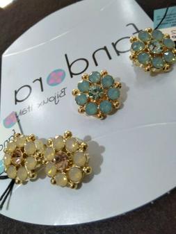 Clips Fiore Brillante Fandora Bijoux Made In Italy Pietre Sw