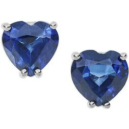 Comete Orb919 Oro Bianco Zaffiri Blu Ricristallizzati Cuore 