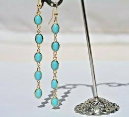 Con Cabochon Turchese Oro Giallo 18 Kt