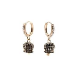 Milano Bijoux Con Campanella Pietre Nere