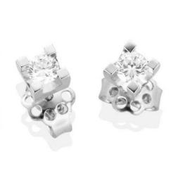 Punto Luce In Oro Bianco 18kt 750 Con Diamanti Da Donna A Lo