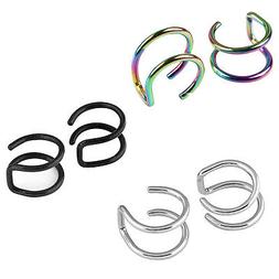 Con Fermaglio Per Orecchio Maschile Necessario Per Persone S