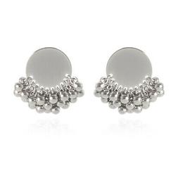 Con Pendente A Cerchio E Mini Ciondoli A Sfera Argentati Art