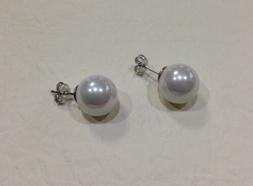 Con Perle 12 Mm In Argento