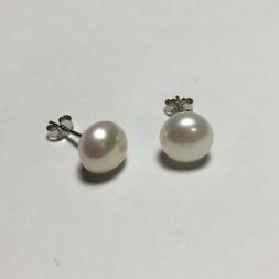 Con Perle Naturali Cipolline Da 8 Mm E Argento