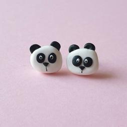 Con Perno - Panda In Fimo - Modellati A Mano - Pets Collecti
