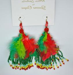 Con Piume E Perline Colorate Antica Sartoria