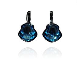 Conchiglia - Cristallo Swarovski - Blu Azzurro