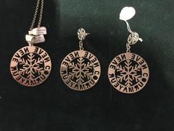 Courmayeur Fiocco Di Neve In Arg. 925%