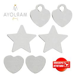 Cuore E Stella A Lobo In Argento 925