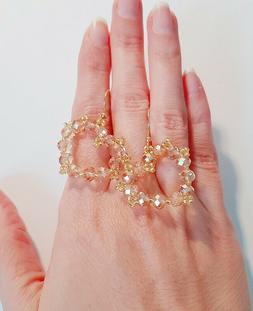 Cuore, Fatti A Mano Con Mix Di Perline E Cristalli