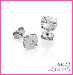 orecchini cuore in oro bianco 18k con