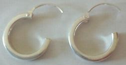 D'argento 925 Da Donna Nuovi Forma Cerchio Piccolo Idea Rega