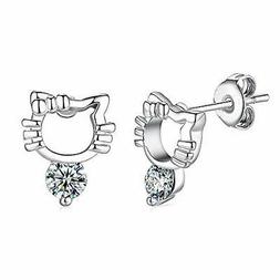 Da Bambina - Gatto - Lobo - Colore Argento - Kitty - Hello